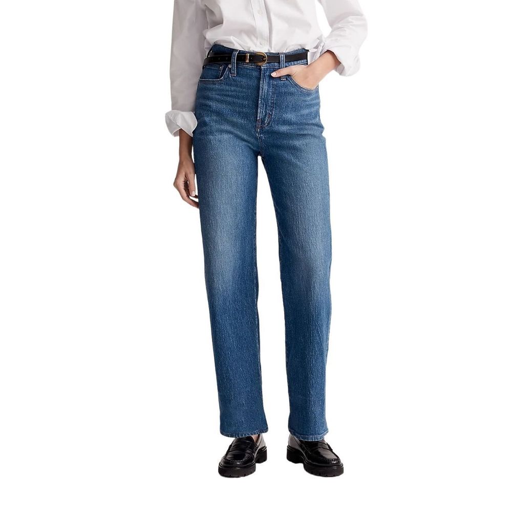 Madewell The Perfect Vintage Wide-Leg Jean in Leifland Wash, Size 27 Petite